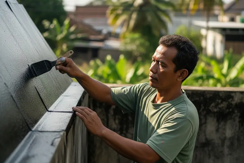 Cara Mengaplikasikan Pelapis Anti Bocor